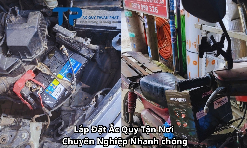 Lắp Đặt Ắc Quy Tận Nơi Chuyên Nghiệp Nhanh chóng