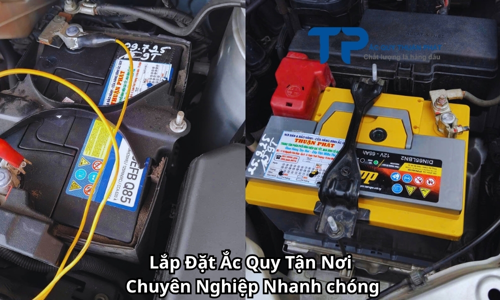 Lắp Đặt Ắc Quy Tận Nơi Chuyên Nghiệp Nhanh chóng