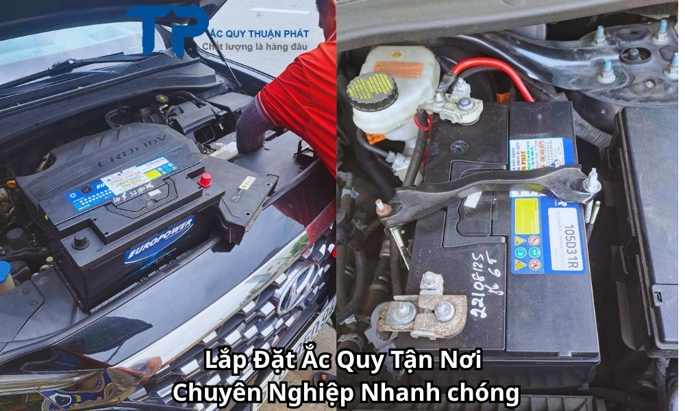 Lắp Đặt Ắc Quy Tận Nơi Chuyên Nghiệp Nhanh chóng