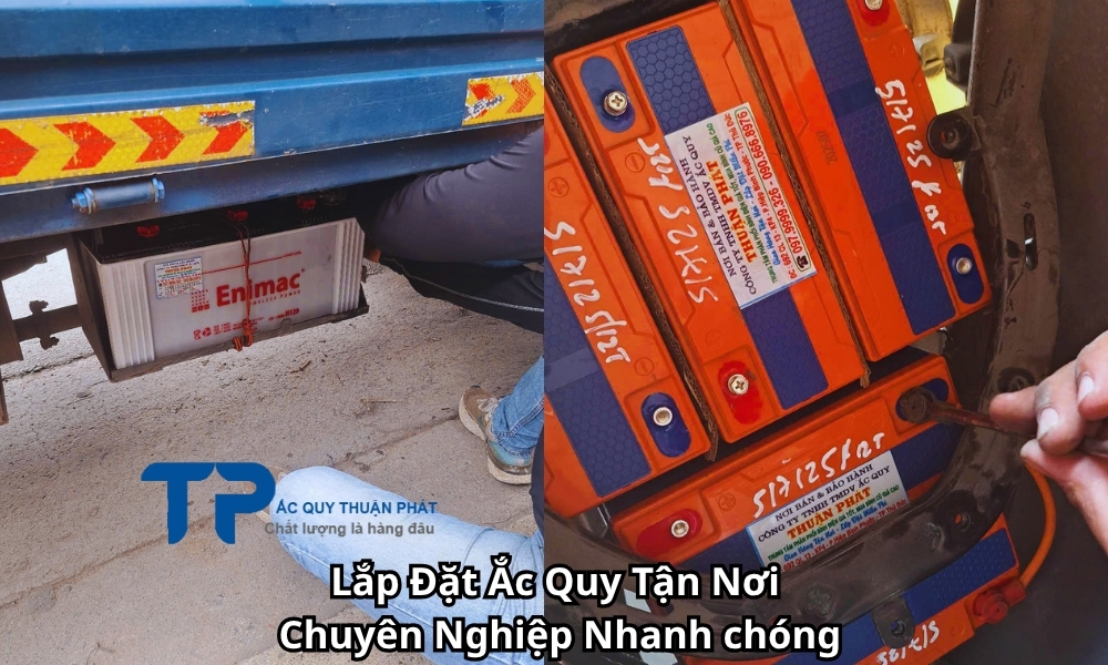 Lắp Đặt Ắc Quy Tận Nơi Chuyên Nghiệp Nhanh chóng