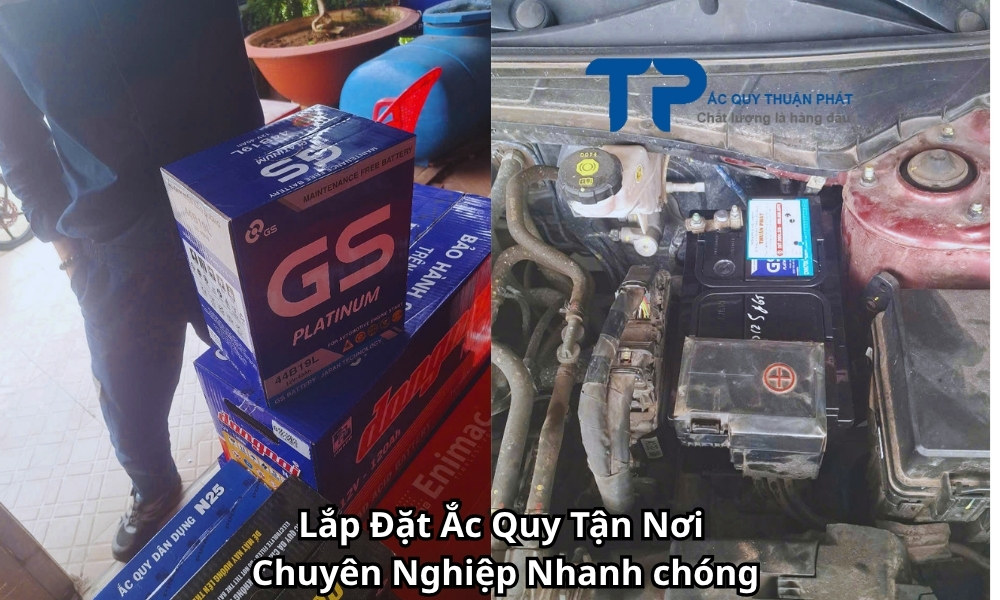 Lắp Đặt Ắc Quy Tận Nơi Chuyên Nghiệp Nhanh chóng