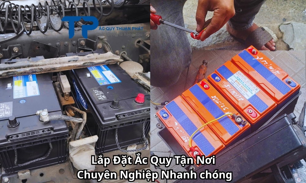 Lắp Đặt Ắc Quy Tận Nơi Chuyên Nghiệp Nhanh chóng