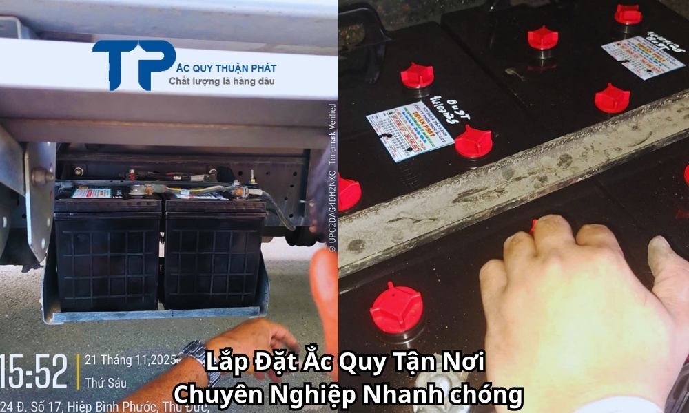Lắp Đặt Ắc Quy Tận Nơi Chuyên Nghiệp Nhanh chóng
