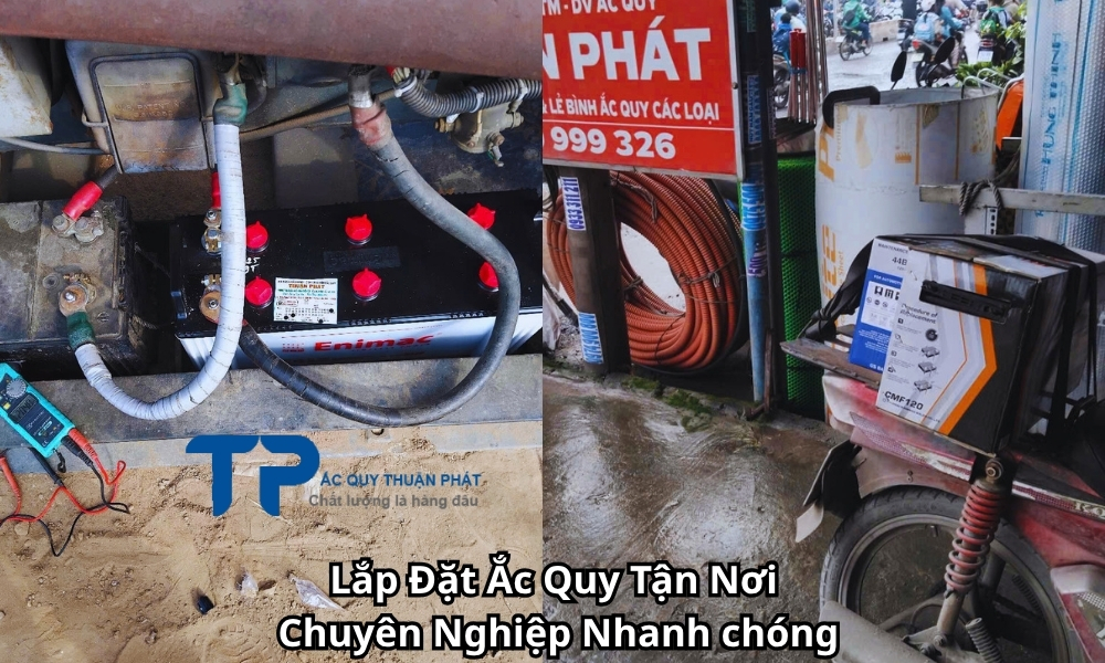 Lắp Đặt Ắc Quy Tận Nơi Chuyên Nghiệp Nhanh chóng