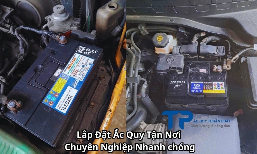 Lắp Đặt Ắc Quy Tận Nơi Chuyên Nghiệp Nhanh chóng