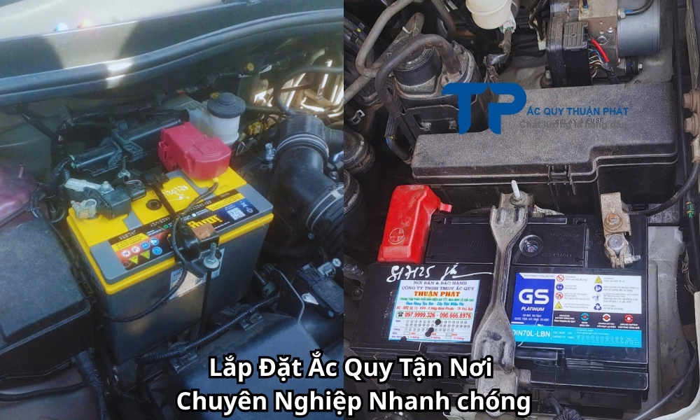 Lắp Đặt Ắc Quy Tận Nơi Chuyên Nghiệp Nhanh chóng