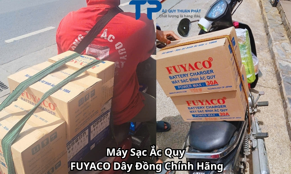 Máy Sạc Ắc Quy FUYACO Dây Đồng Chính Hãng