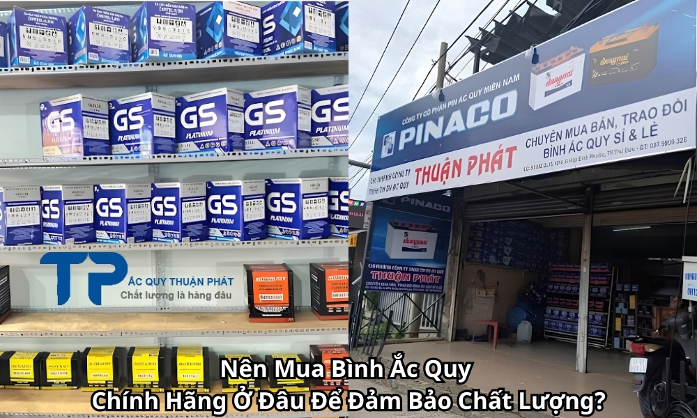 Nên Mua Bình Ắc Quy Chính Hãng Ở Đâu Để Đảm Bảo Chất Lượng?
