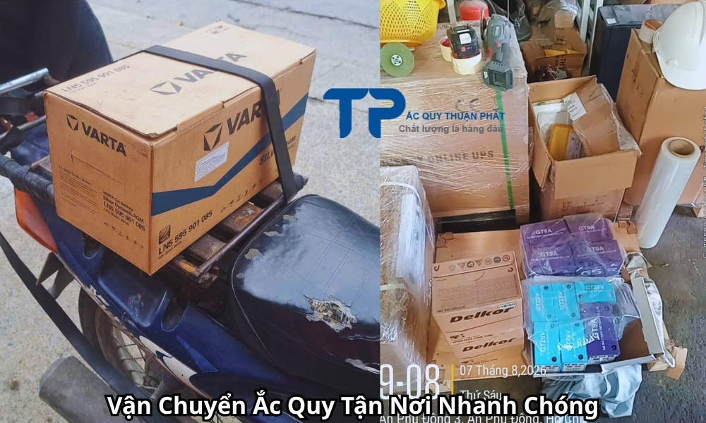 Vận Chuyển Ắc Quy Tận Nơi Nhanh Chóng