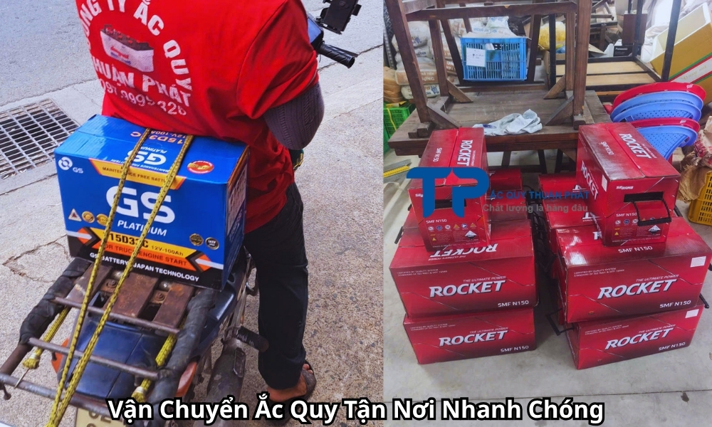 Vận Chuyển Ắc Quy Tận Nơi Nhanh Chóng