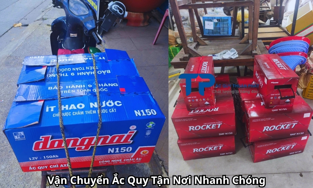 Vận Chuyển Ắc Quy Tận Nơi Nhanh Chóng