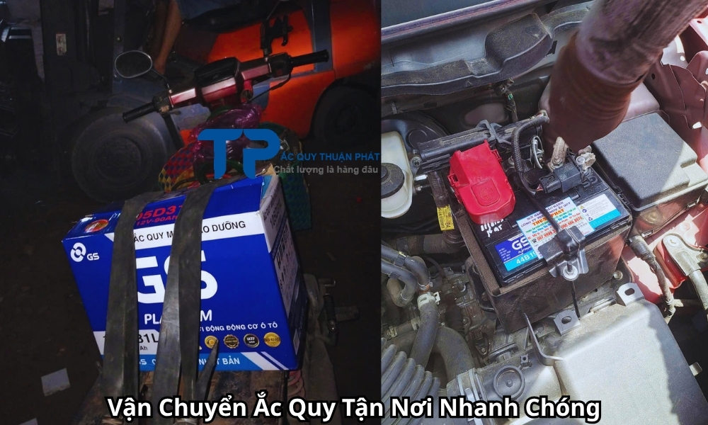 Vận Chuyển Ắc Quy Tận Nơi Nhanh Chóng