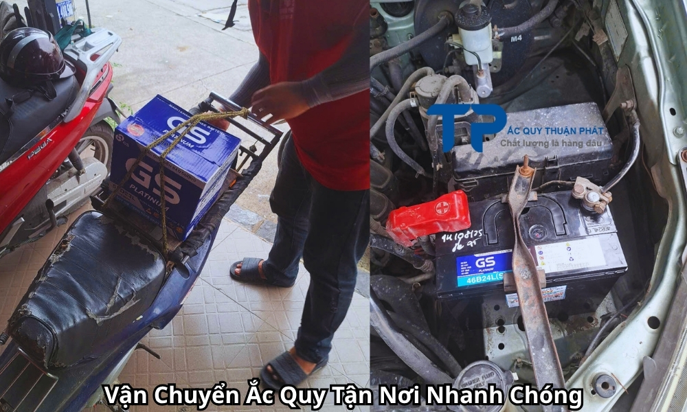 Vận Chuyển Ắc Quy Tận Nơi Nhanh Chóng