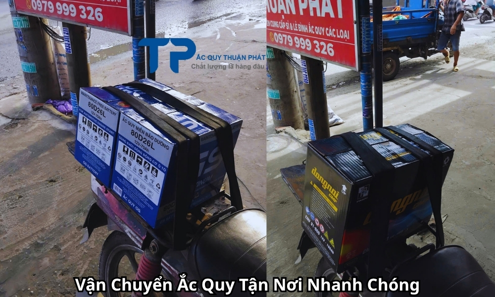 Vận Chuyển Ắc Quy Tận Nơi Nhanh Chóng