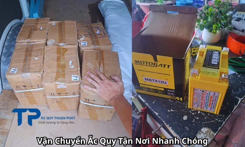Vận Chuyển Ắc Quy Tận Nơi Nhanh Chóng