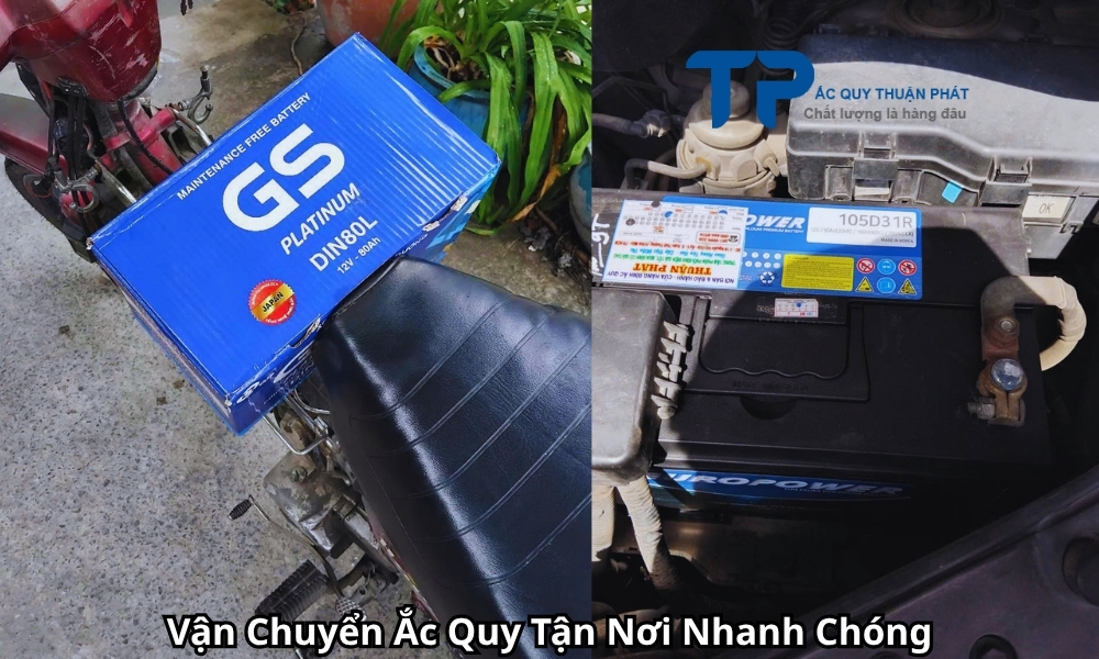 Vận Chuyển Ắc Quy Tận Nơi Nhanh Chóng
