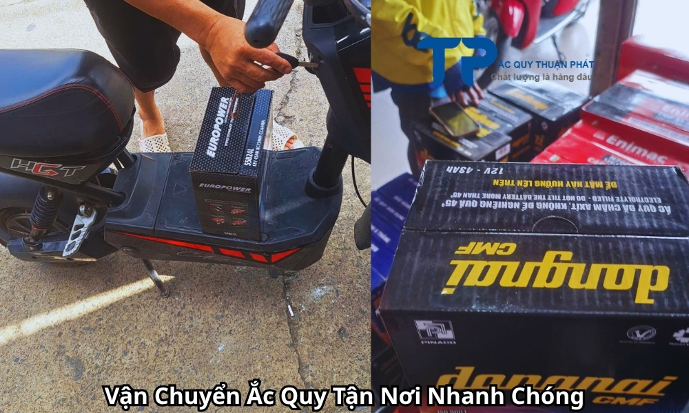 Vận Chuyển Ắc Quy Tận Nơi Nhanh Chóng