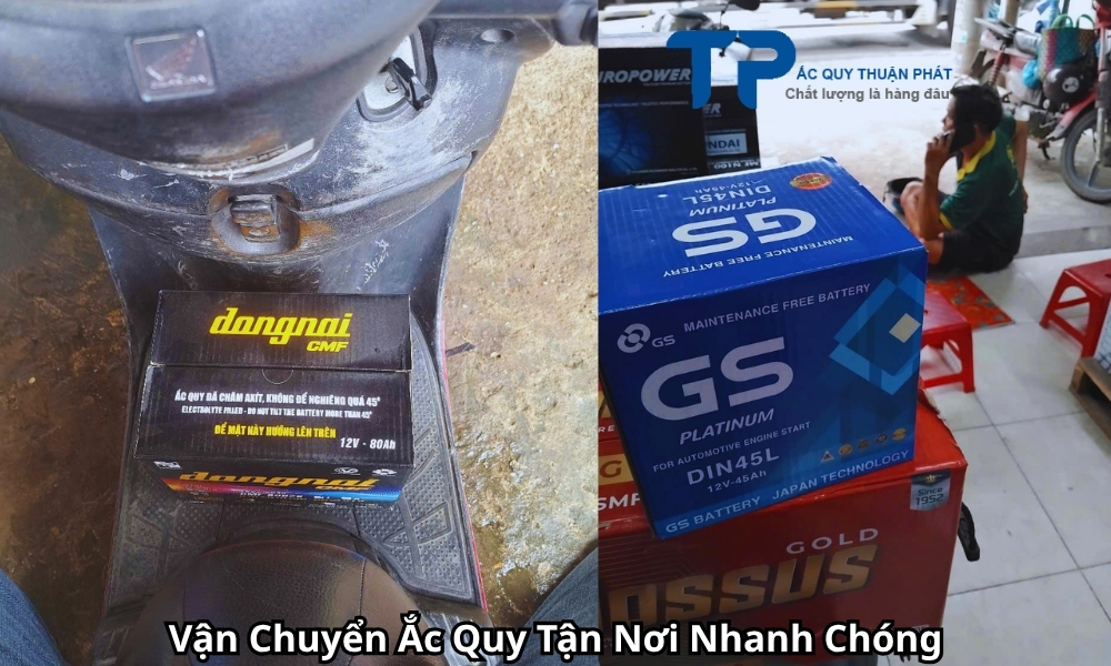 Vận Chuyển Ắc Quy Tận Nơi Nhanh Chóng