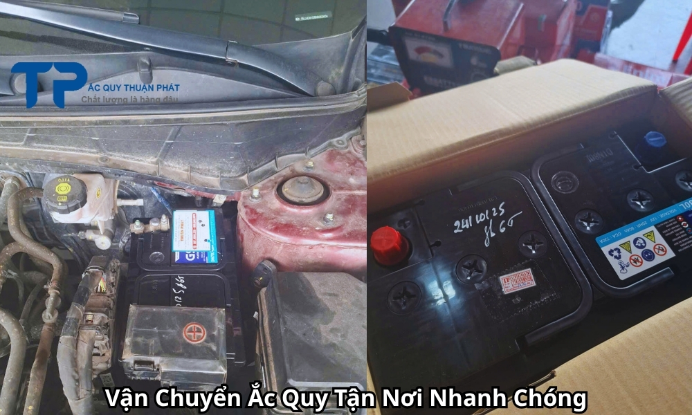 Vận Chuyển Ắc Quy Tận Nơi Nhanh Chóng