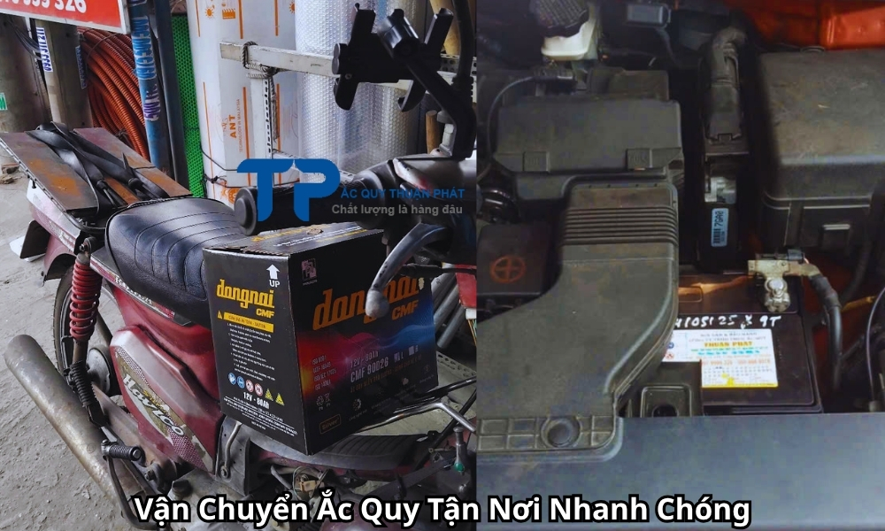 Vận Chuyển Ắc Quy Tận Nơi Nhanh Chóng