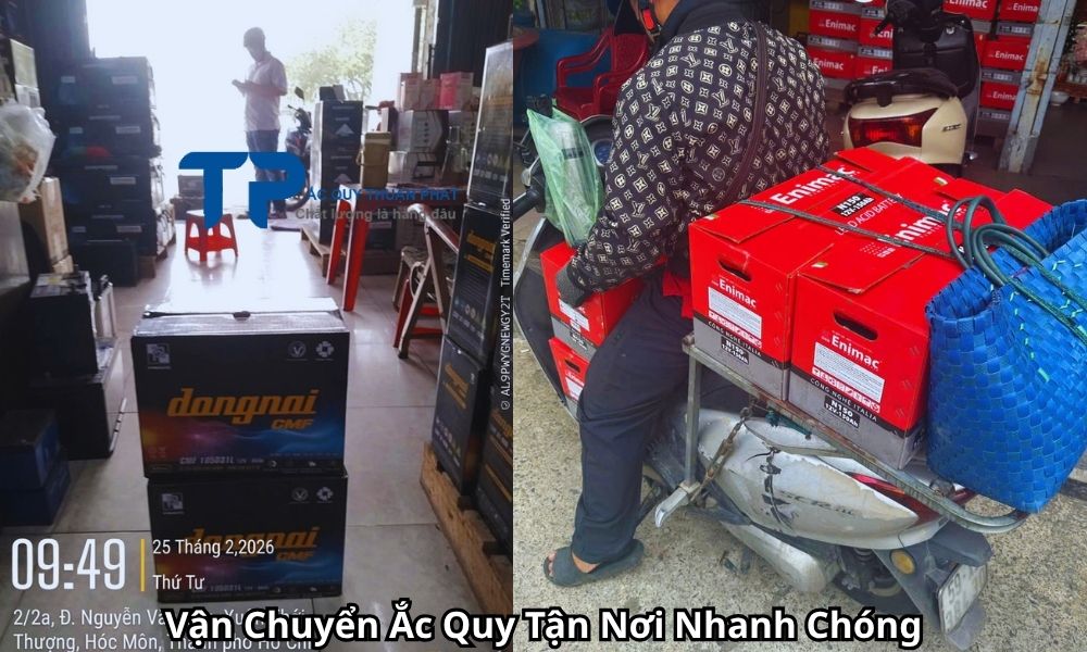Vận Chuyển Ắc Quy Tận Nơi Nhanh Chóng