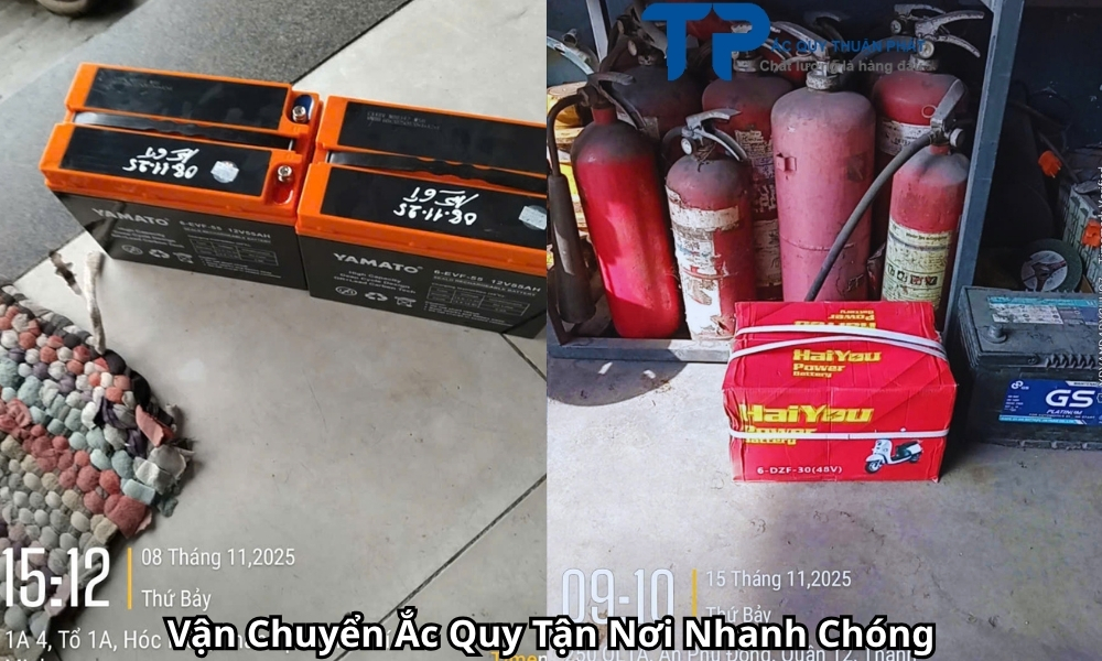 Vận Chuyển Ắc Quy Tận Nơi Nhanh Chóng