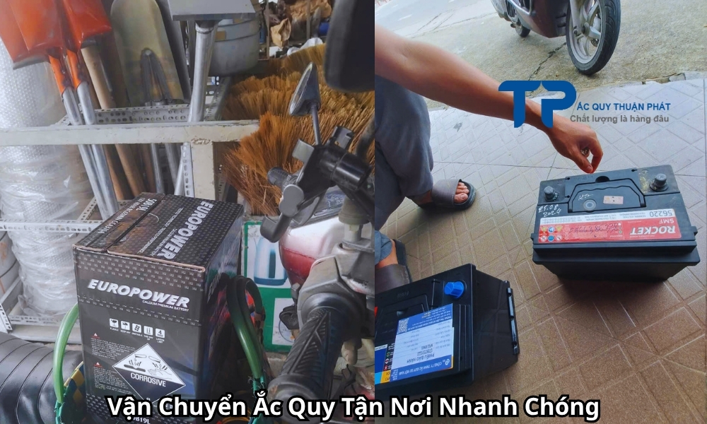 Vận Chuyển Ắc Quy Tận Nơi Nhanh Chóng