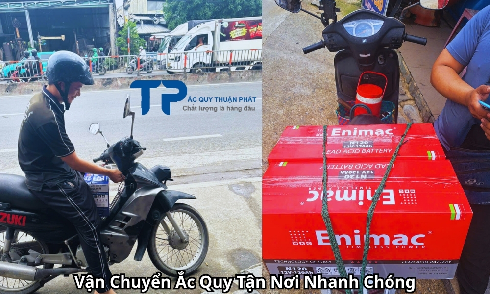 Vận Chuyển Ắc Quy Tận Nơi Nhanh Chóng