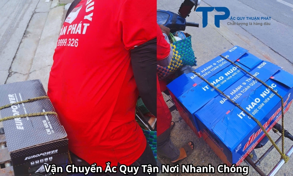 Vận Chuyển Ắc Quy Tận Nơi Nhanh Chóng
