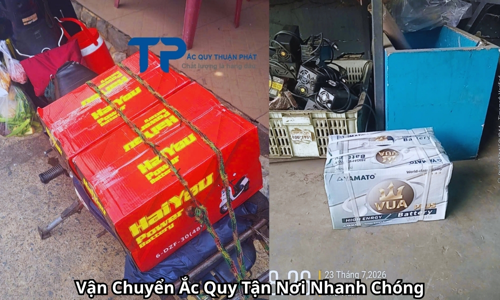 Vận Chuyển Ắc Quy Tận Nơi Nhanh Chóng