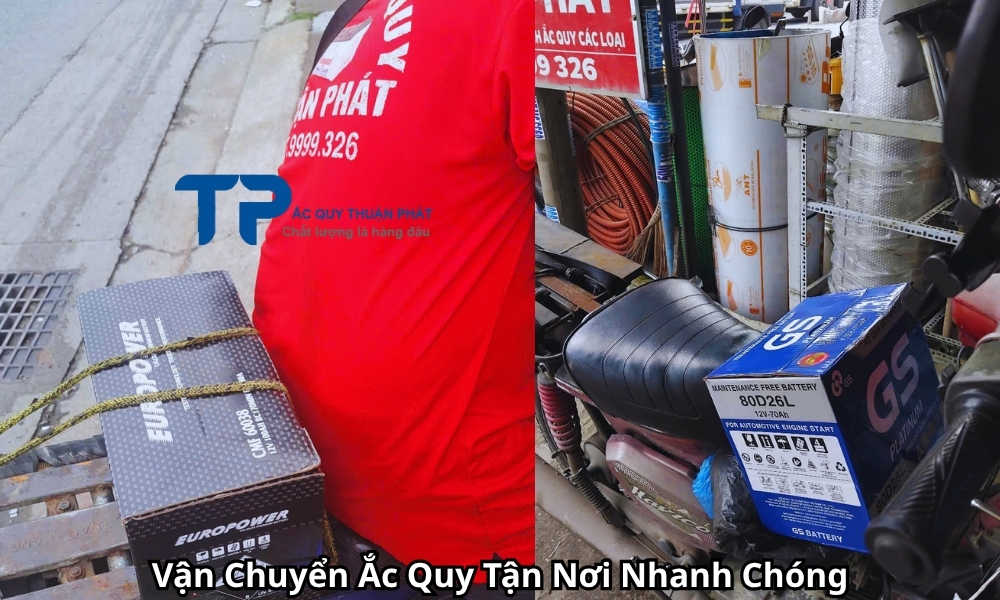 Vận Chuyển Ắc Quy Tận Nơi Nhanh Chóng