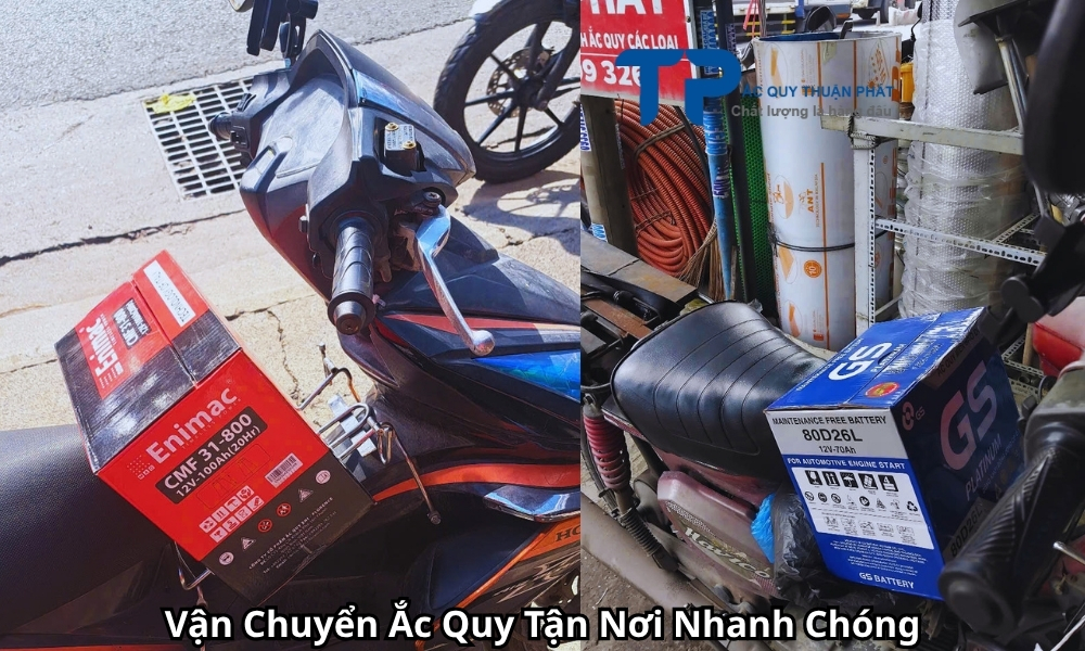 Vận Chuyển Ắc Quy Tận Nơi Nhanh Chóng