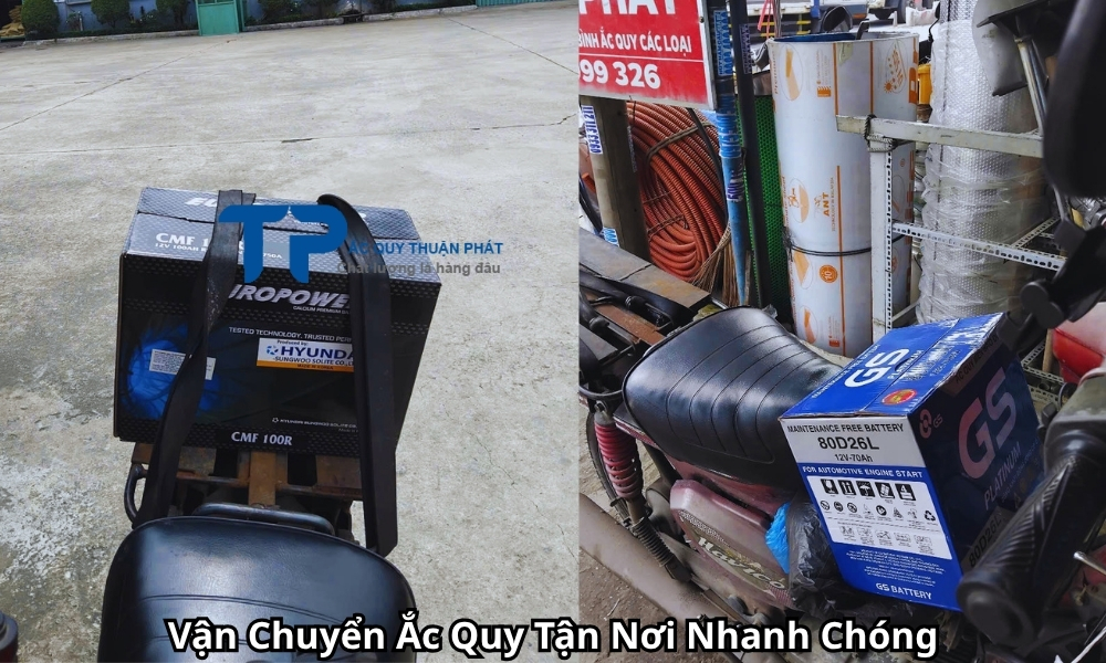 Vận Chuyển Ắc Quy Tận Nơi Nhanh Chóng