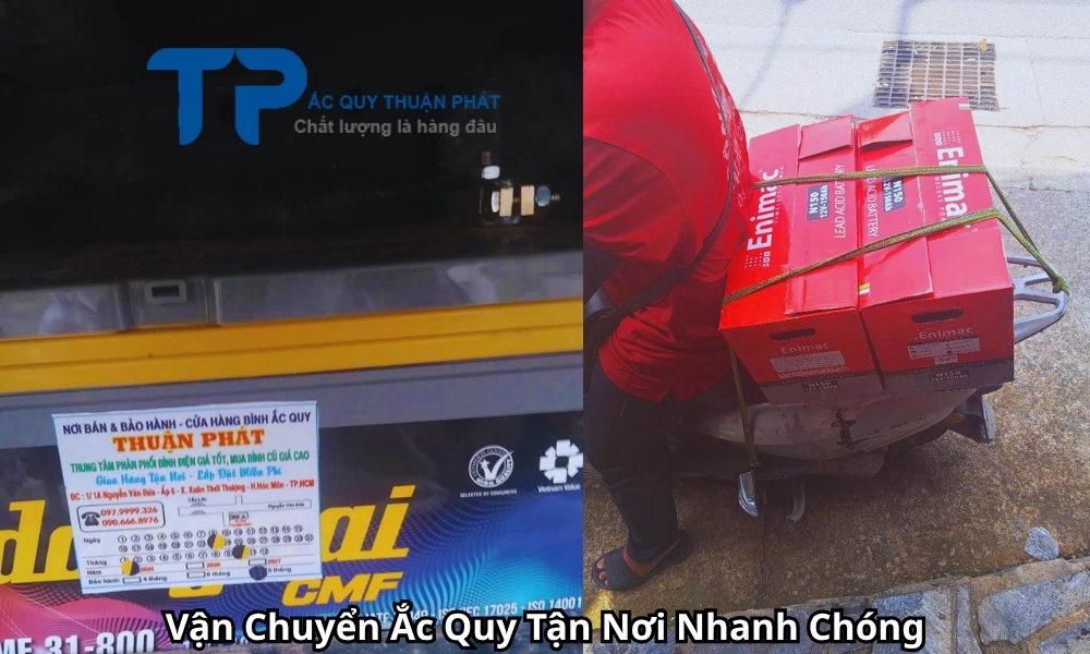Vận Chuyển Ắc Quy Tận Nơi Nhanh Chóng