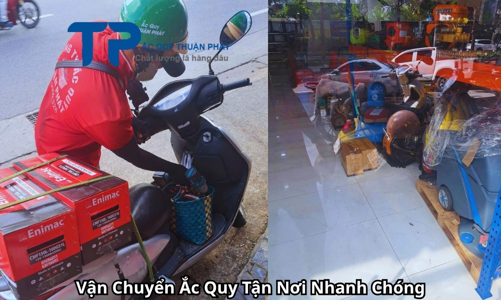 Vận Chuyển Ắc Quy Tận Nơi Nhanh Chóng