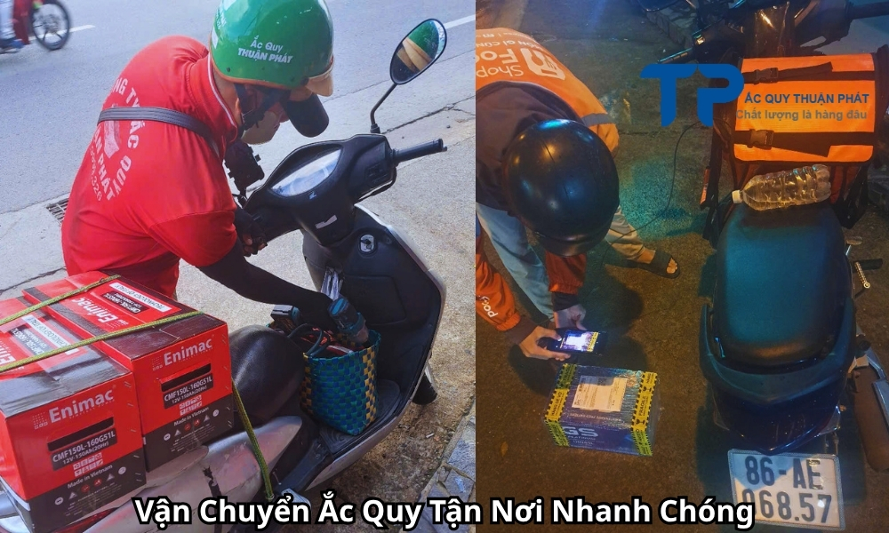 Vận Chuyển Ắc Quy Tận Nơi Nhanh Chóng