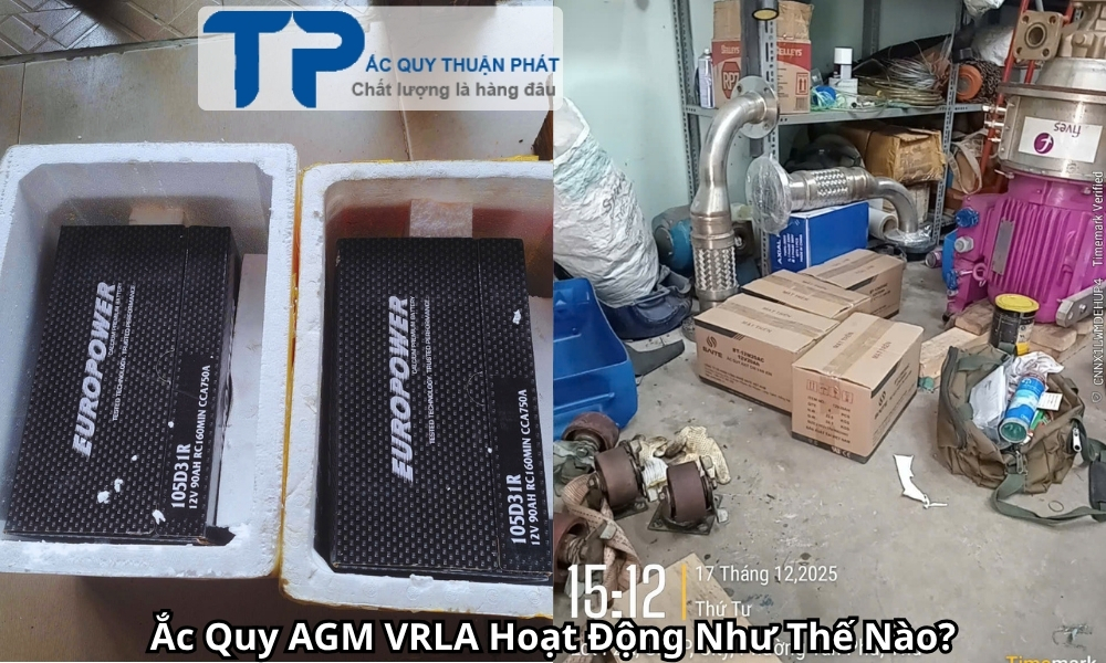 Ắc Quy AGM VRLA Hoạt Động Như Thế Nào?