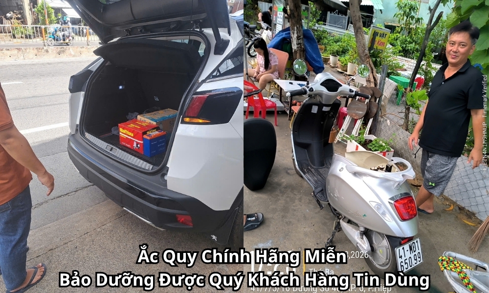 Ắc Quy Chính Hãng Miễn Bảo Dưỡng Được Quý Khách Hàng Tin Dùng