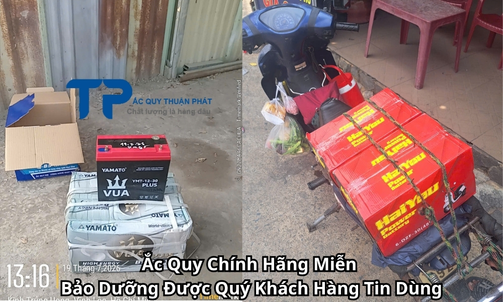 Ắc Quy Chính Hãng Miễn Bảo Dưỡng Được Quý Khách Hàng Tin Dùng