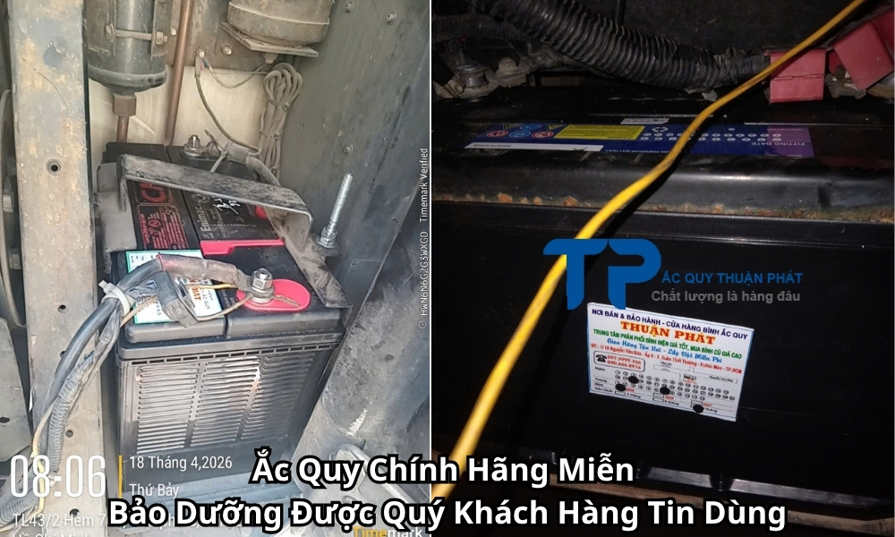 Ắc Quy Chính Hãng Miễn Bảo Dưỡng Được Quý Khách Hàng Tin Dùng