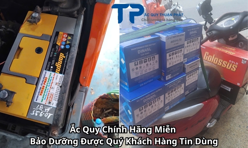 Ắc Quy Chính Hãng Miễn Bảo Dưỡng Được Quý Khách Hàng Tin Dùng