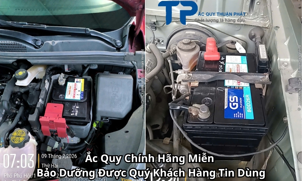 Ắc Quy Chính Hãng Miễn Bảo Dưỡng Được Quý Khách Hàng Tin Dùng