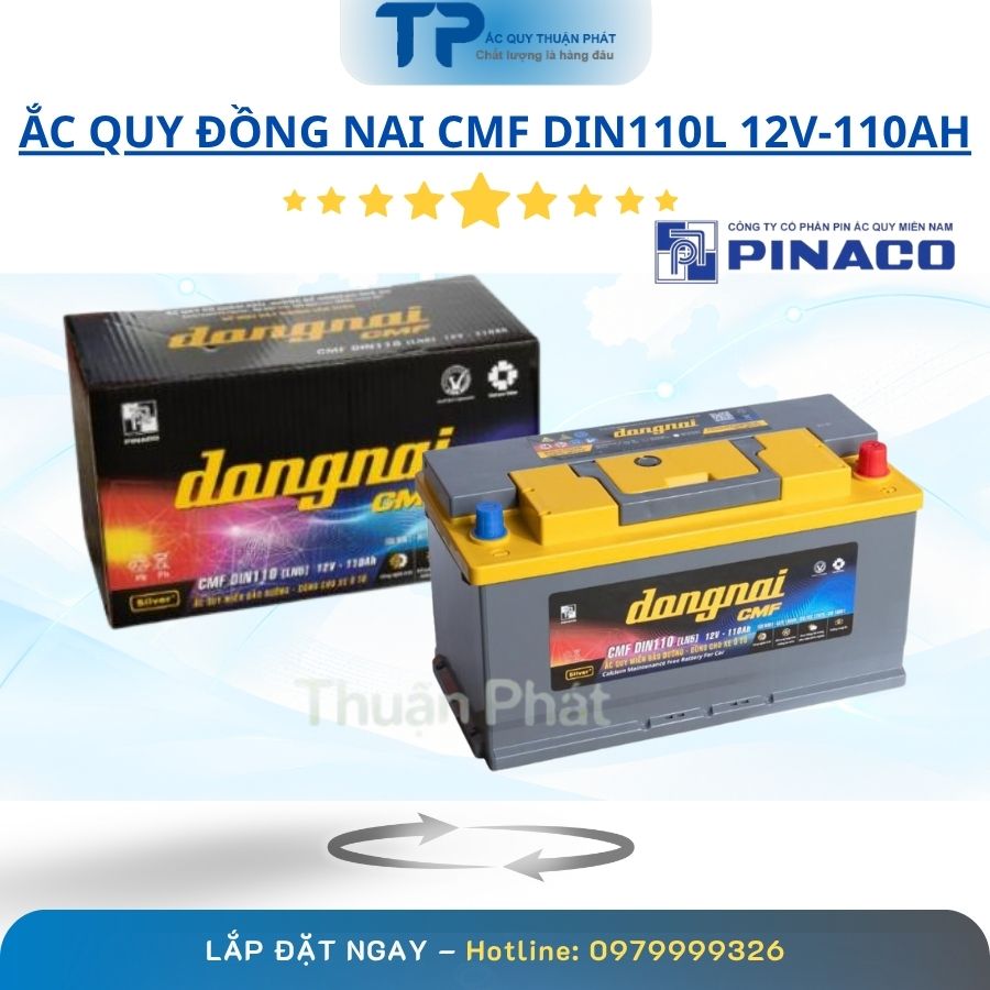 Ắc Quy Đồng Nai DIN110L 12V - 110AH