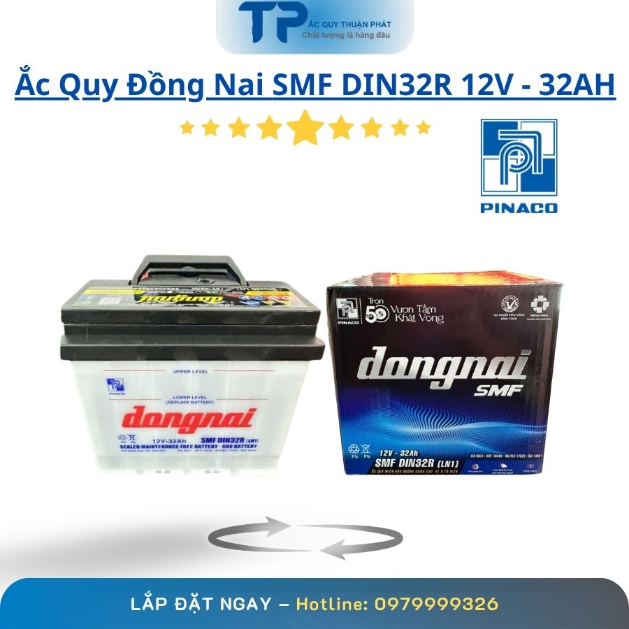 Ắc Quy Đồng Nai SMF DIN32R 12V-32AH
