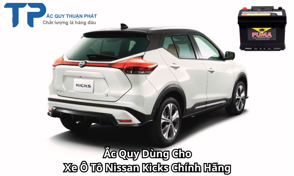 Ắc Quy Dùng Cho Xe Ô Tô Nissan Kicks Chính Hãng