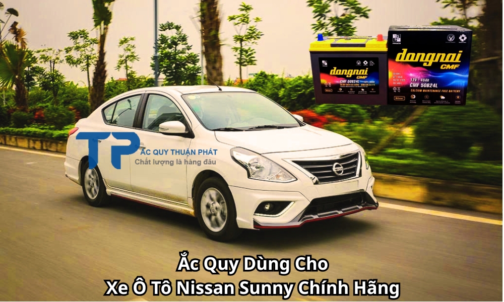 Ắc Quy Dùng Cho Xe Ô Tô Nissan Sunny Chính Hãng