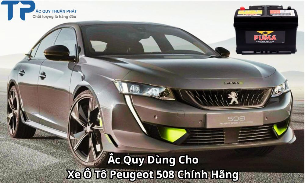 Ắc Quy Dùng Cho Xe Ô Tô Peugeot 508 Chính Hãng