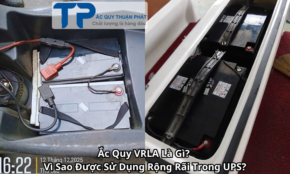 Ắc Quy VRLA Là Gì? Vì Sao Được Sử Dụng Rộng Rãi Trong UPS?