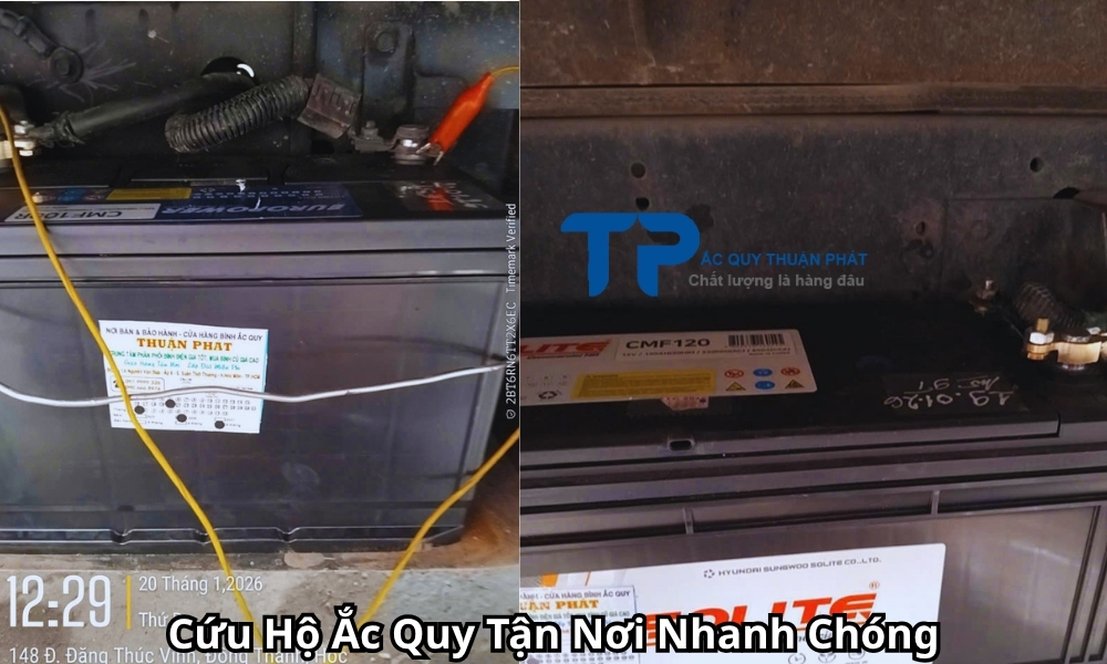 Cứu Hộ Ắc Quy Tận Nơi Nhanh Chóng