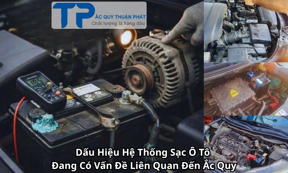 Dấu Hiệu Hệ Thống Sạc Ô Tô Đang Có Vấn Đề Liên Quan Đến Ắc Quy